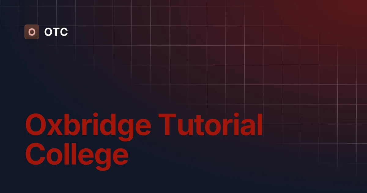 Oxbridge Tutorial College