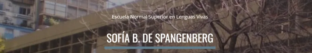 Escuela Normal Superior en Lenguas Vivas Sofía Esther Broquen de Spangenberg