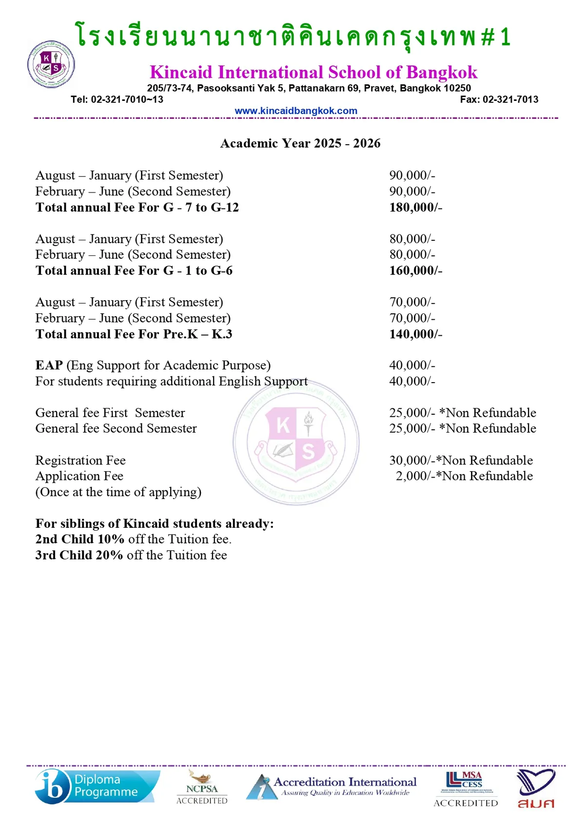 Kincaid International School of Bangkok